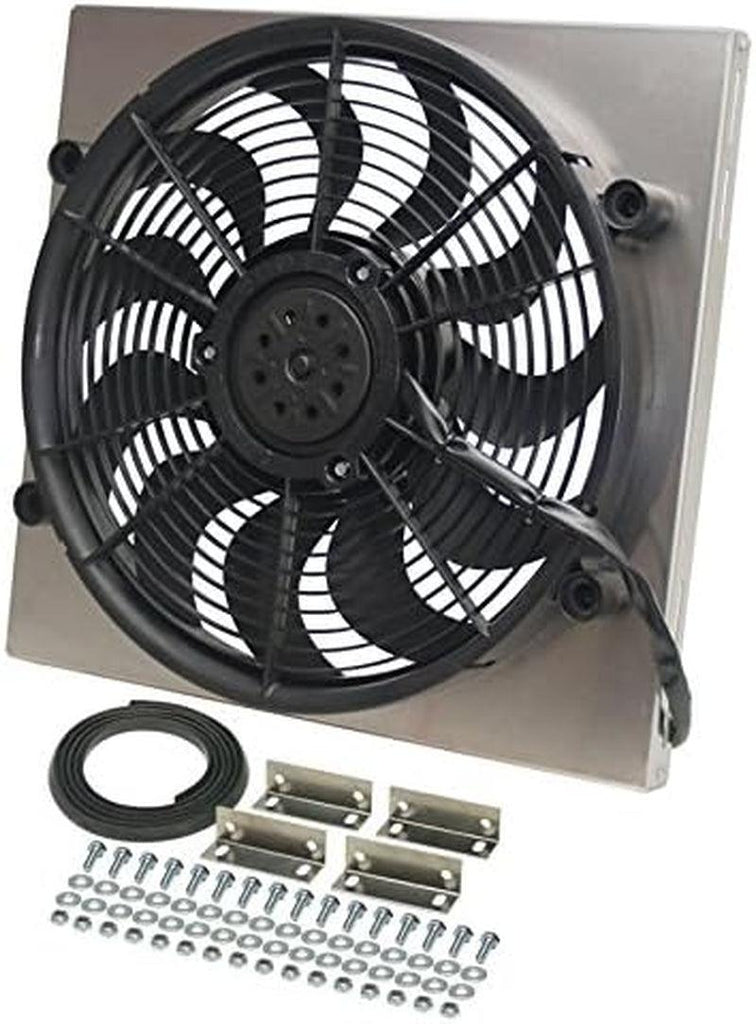 16819 High Output Single Radiator Fan , Black