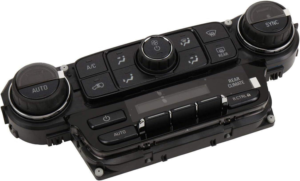 GM Genuine Parts 15-74932 Black Carbon Heating and Air Conditioning Control Panel Assembly