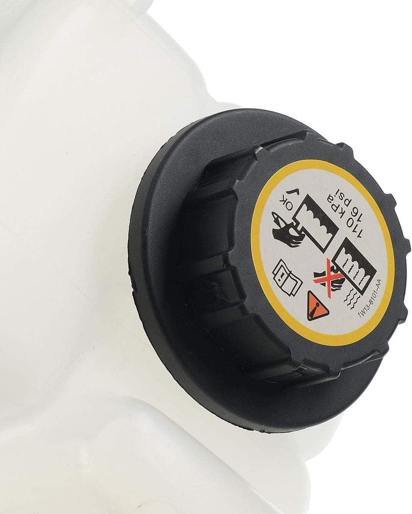 A-Premium Engine Coolant Overflow Recovery Reservoir Tank [W/Cap & Tubing] Compatible with Lincoln LS 2000-2006, Ford Thunderbird 2002-2005, 3.0L 3.9L, Replace # 5W4Z8A080AA