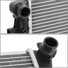 OEM-RA-2995 2-Row OE Style Bolt-On Aluminum Core Radiator Compatible with 06-10 Bora / 05-10 Jetta / 06-09 Rabbit at MT, 25-9/16" W X 16-5/16" H X 7/8" D, 1-5/16" Inlet, 1-5/16" Outlet