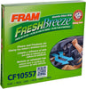 Fresh Breeze Cabin Air Filter Replacement for Car Passenger Compartment W/ Arm and Hammer Baking Soda, Easy Install, CF10557 for Gm/Suzuki Vehicles , White