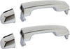 Aftermarket Rear Door Handle Compatible with 2010-2018 Toyota 4Runner/Lexus GX460 outside All Chrome Plas and Sensor Passenger and Driver Side