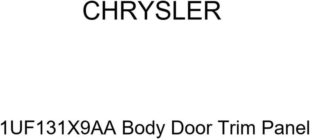Genuine  1UF131X9AA Body Door Trim Panel