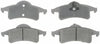 Silver 14D791M Semi-Metallic Rear Disc Brake Pad Set