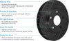 R1 Concepts Front Brakes and Rotors Kit |Front Brake Pads| Brake Rotors and Pads| Optimum Oep Brake Pads and Rotors ||Fits 2008-2019 Pontiac Vibe; Scion Xd; Toyota Corolla, Matrix