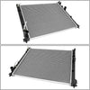 OEM-RA-13111 1-Row Aluminum Core Radiator Compatible with 08-11 Cadillac STS,23-5/8" W X 20-7/16" H X 5/8" D,1-3/8" Inlet / 1-3/8" Outlet