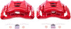 Front S3246 Pair of High-Temp Red Powder Coated Calipers