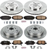 KOE2300 Autospecialty Front and Rear Replacement Brake Kit-Oe Brake Rotors & Ceramic Brake Pads
