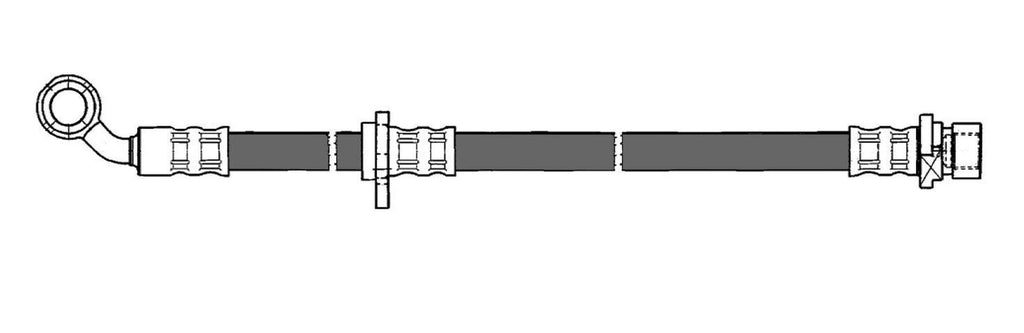 Centric Brake Hydraulic Hose for 02-06 CR-V 150.40081