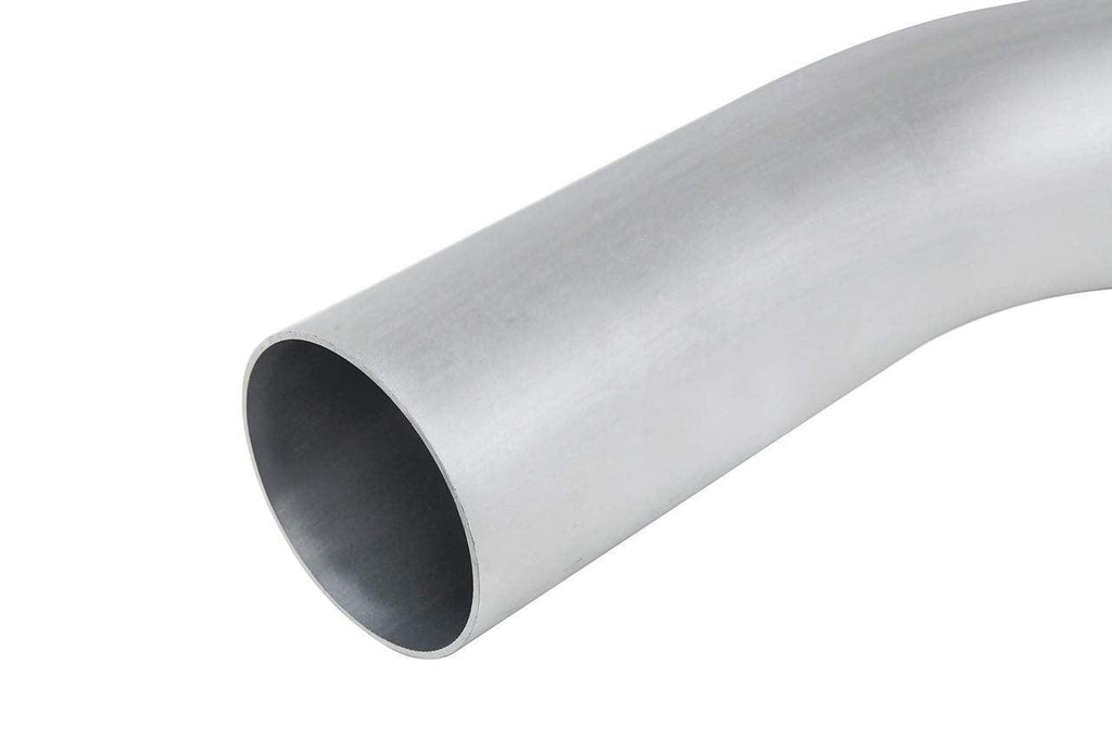 AT180-400-CLR-55 6061 T6 Aluminum Elbow Pipe Tubing, 16 Gauge, 180 Degree U Bend, 4" OD, 0.065" Wall Thickness, 5.5" Center Line Radius