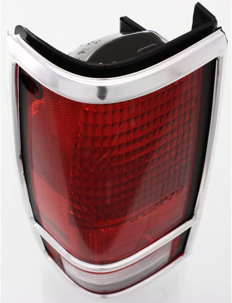 for GMC S15 Tail Light Assembly 1982-1990 Driver Side Lens & Housing W/Chrome Trim GM2800105 | 915707