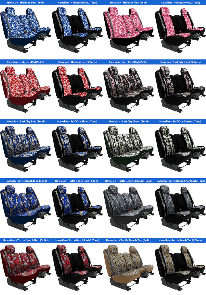 Hawaiian Seat Covers for 2012-2013 Toyota Corolla