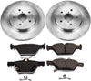 KOE7039 Autospecialty Rear Replacement Brake Kit-Oe Brake Rotors & Ceramic Brake Pads