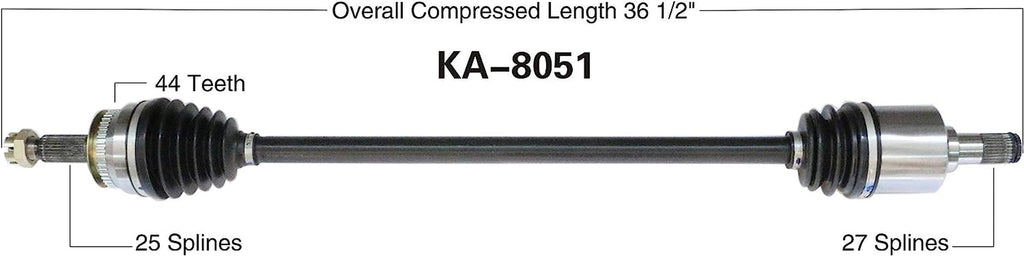 KA-8051 CV Axle Shaft