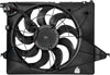OEM-RF-0025 Factory Style Radiator Cooling Fan Assembly Cooling Efficiency Improved Direct Replacement [Compatible with 10-12 Santa Fe / 11-15 Sorento]