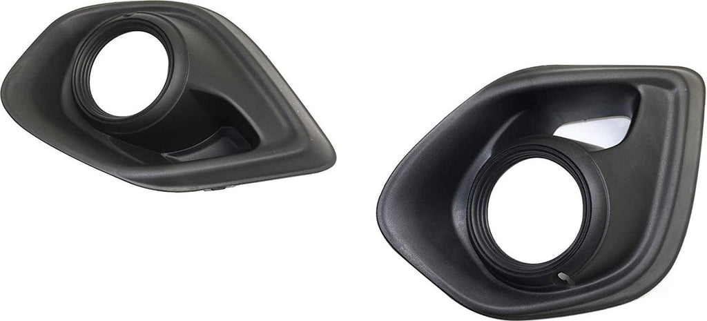 Fog Light Trim Set of 2 Compatible with 2013-2015 Mitsubishi Outlander Sport, Mitsubishi RVR Primed Front, Driver and Passenger Side