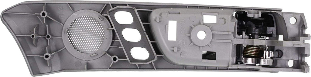 Interior Front Door Handle Compatible with Lexus ES300 2002-2003 / ES330 2004-2006 LH Chrome Lever+Gray Housing with Memory Adjust System