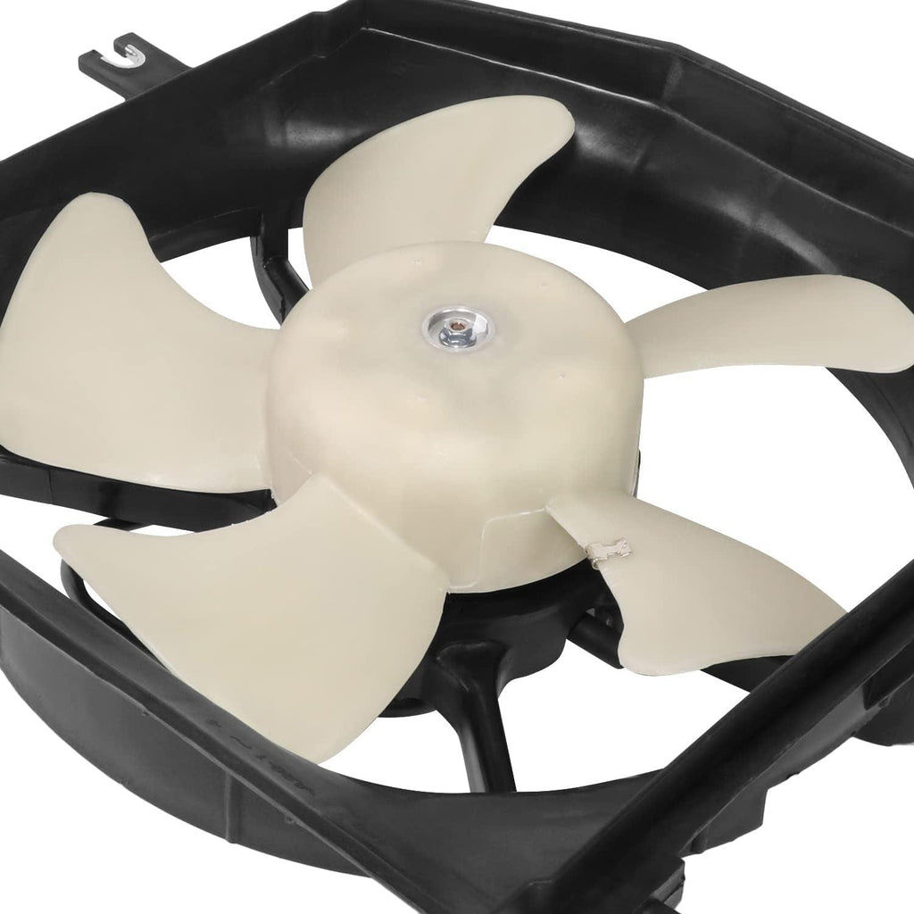 Factory Style Radiator Fan Assembly Compatible with 95-98 Mazda Protege 1.8L AT,OEM-RF-0780