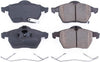 17-819, Z17 Front Ceramic Brake Pads with Hardware