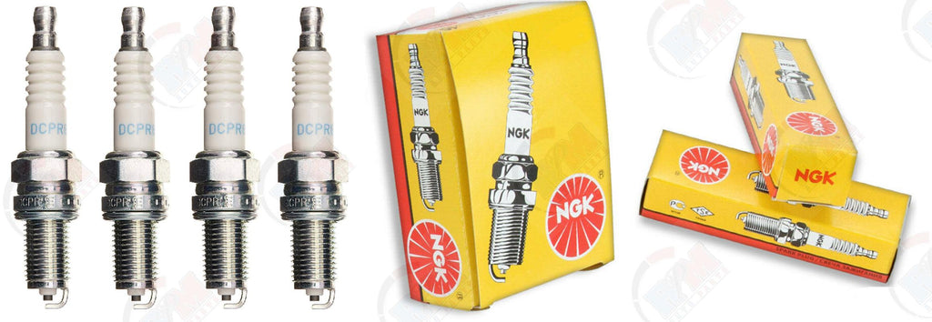 NGK DCPR7E "NICKEL" Spark Plugs 3932 (Set of 4)