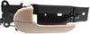 For Kia Sedona Interior Door Handle Front, Driver Side Beige (2002-2005) | with Door Lock Button| Trim: LX