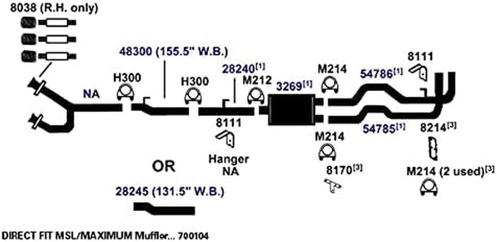 28245 Exhaust Pipe