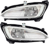 : for 2013 2014 2015 2016 Hyundai Santa Fe Sport Fog Light Assembly W/Bulbs Driver and Passenger Side Pair Replaces HY2592141 CAPA Certified- Vehicle Trim: Sport Utility HY2593141