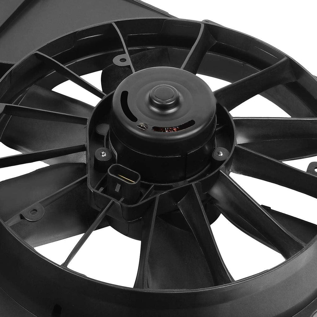 OEM-RF-0130 Factory Style Radiator Cooling Fan Assembly Cooling Efficiency Improved Direct Replacement [Compatible with 1998-2002 Camaro / 1998-2002 Firebird 3.8L]