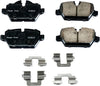 17-1554, Z17 Rear Ceramic Brake Pads with Hardware