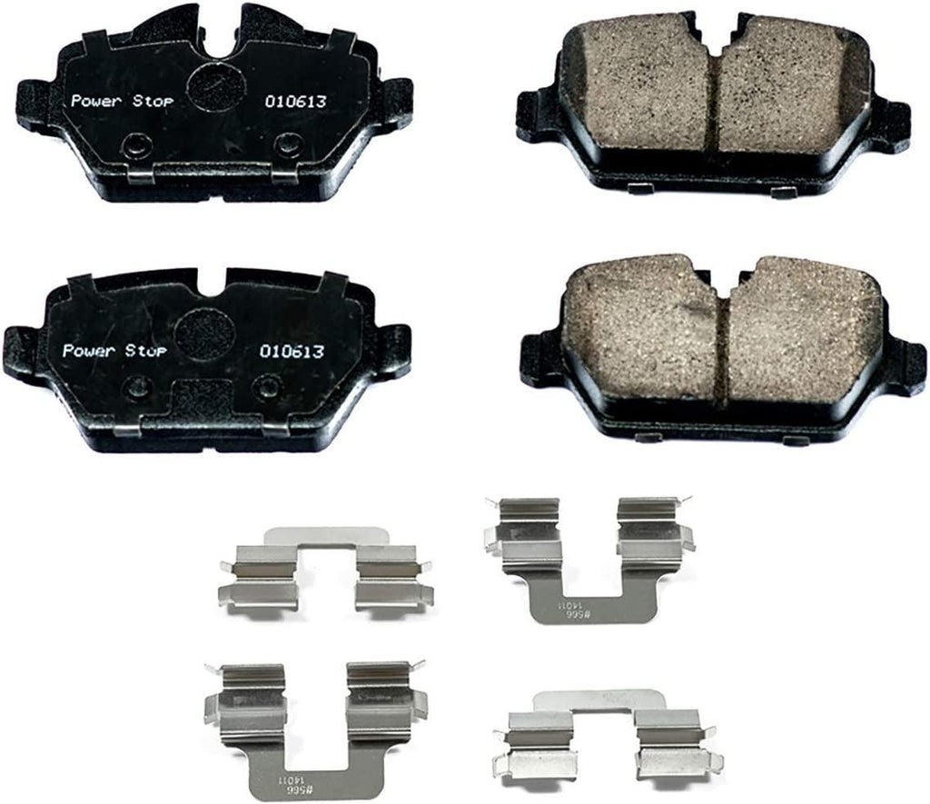 17-1554, Z17 Rear Ceramic Brake Pads with Hardware