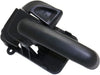 for Ford Explorer Interior Door Handle Rear, Driver Side Textured Black (2002-2005) | with Door Lock Button| Trim:All Submodels