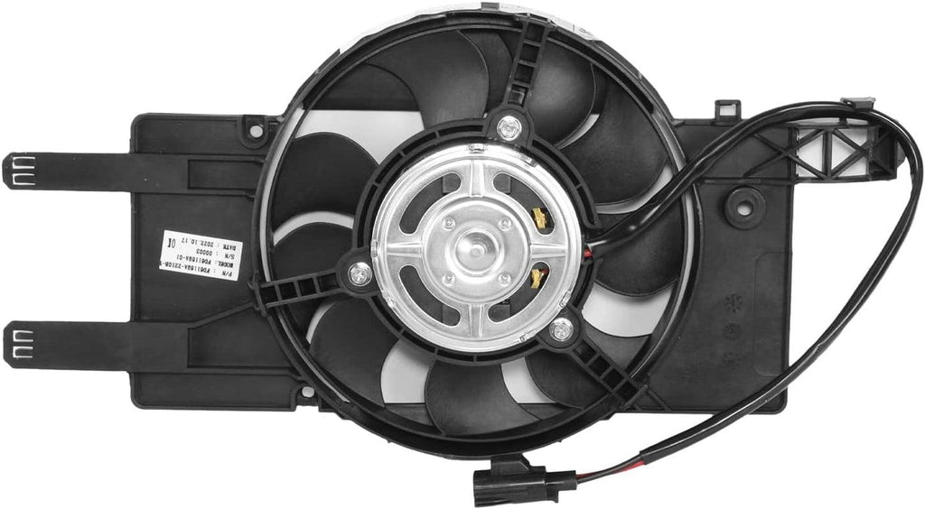 Right Side A/C Condenser Fan Assembly Compatible with 15-18 Focus 1.0L Ecoboost, OEM-RF-0465