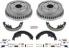 KOE15275DK Autospecialty Rear Replacement Brake Kit-Oe Brake Drums & Ceramic Brake Pads