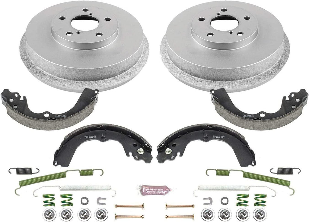 KOE15332DK Autospecialty Rear Replacement Brake Kit-Oe Brake Drums & Ceramic Brake Pads