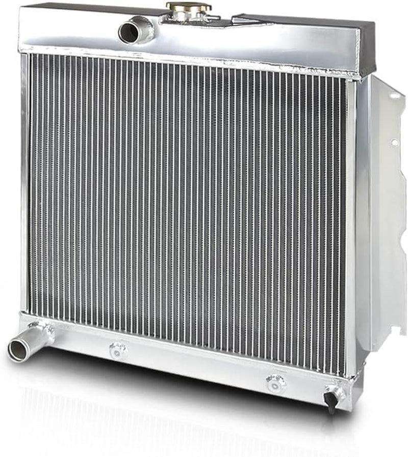 RA-CORONET66-2 2-Row Full Aluminum Radiator Compatible with 1965-1966 Dart / 1966-1969 Charger / 1965-1967 Satellite / 1965-1966 Valient V8 AT/MT