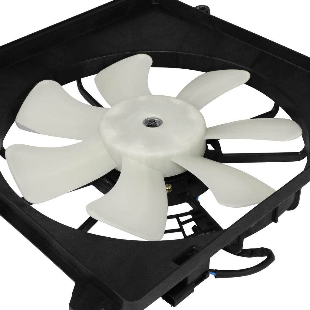 OEM-RF-0665 Factory Style A/C Condenser Fan Assembly Compatible with 09-14 Acura TSX / 08-12 Accord / 12-15 Crosstour