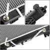 OEM-RA-13415 1-Row Aluminum Core Radiator Compatible with 2013-2017 Veloster 1.6L,18-5/16" W X 15-1/4" H X 1" D,1-3/8" Inlet / 1-7/8" Outlet