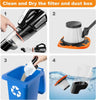 Handheld Vacuum Car Vacuum - 2 Speed Mini Vacuum Hand Vacuum, 10000Pa Pet Hair Vacuum Cleaner, Lightweight and Rechargeable Car Vacuum Hand Held Vacuum Cordless for Car Home Office-Black