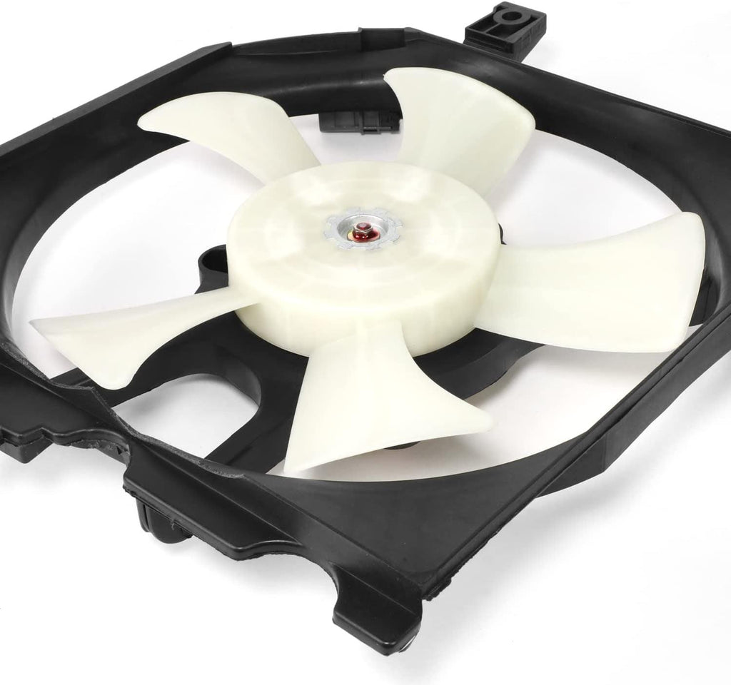 OEM-RF-0866 Factory Style A/C Condenser Fan Assembly Compatible with 91-00 Sentra / 91-99 Tsuru / 91-93 NX