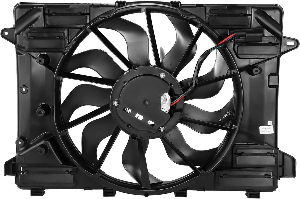 OEM-RF-0365 Factory Style Radiator Cooling Fan Assembly Compatible with 08-12 Audi A3 / 12-19 Beetle / 10-11 Beetle Cabrio / 05-10 Bora / 10-14 Golf / 05-18 Jetta