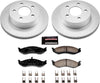 CRK2152 Coated Brake Rotor & Ceramic Brake Pads- Front