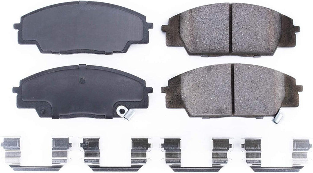17-829, Z17 Front Ceramic Brake Pads with Hardware
