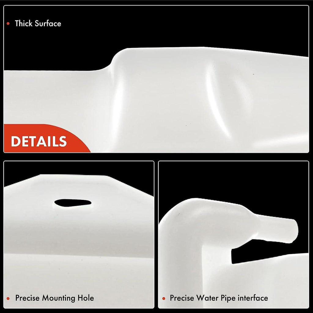 A-Premium Engine Coolant Overflow Recovery Reservoir Tank [W/Cap] Compatible with Jeep Cherokee 1991-2001, Comanche 1991-1992, 2.5L 4.0L, Replace # 52027984