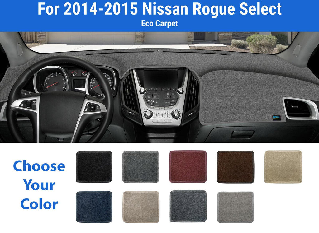 Dashboard Dash Mat Cover for 2014-2015 Nissan Rogue Select (Poly Carpet)