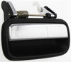 for Toyota Tacoma Exterior Door Handle Rear, Driver Side Black Bezel W/Chrome Lever (2001-2004) | Trim: Pre Runner/Base | TO1520112 | 6924035070