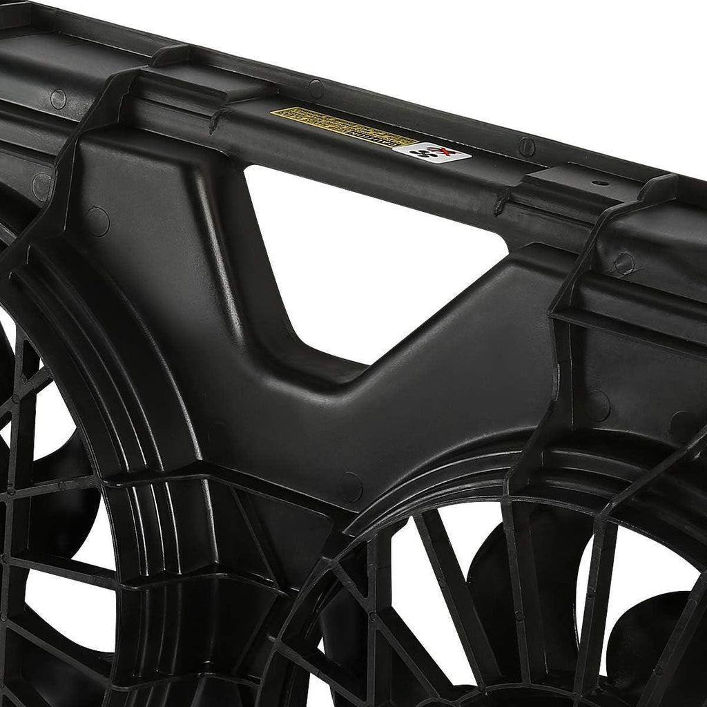 OEM-RF-0075 Factory Style Radiator Cooling Fan Cooling Efficiency Improved Direct Replacement [Compatible with 05-07 Town & Country / 05-07 Caravan / 05-07 Grand Caravan ],Black