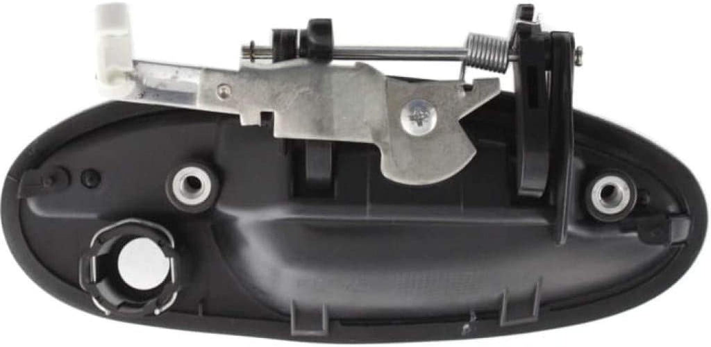 for Buick Park Avenue Exterior Door Handle Front, Driver Side Smooth Black 1997-2005 | with Key Hole | Trim: Base/Ultra | GM1310170 | 25699151