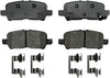 Gold 17D999MH Semi-Metallic Rear Disc Brake Pad Set