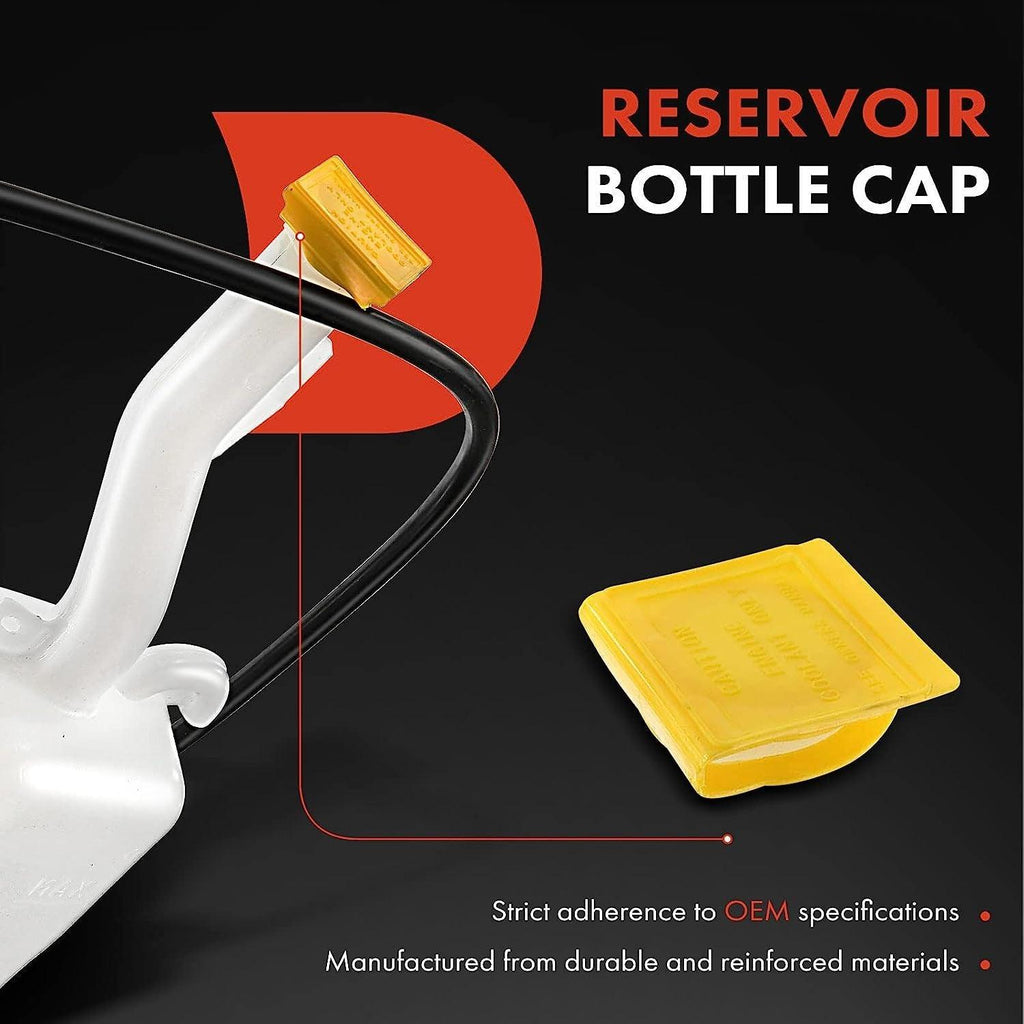 A-Premium Engine Coolant Overflow Recovery Reservoir Tank [W/Cap & Tubing] Compatible with Dodge Caravan Grand Caravan & Chrysler Town & Country 2004-2007, [2.4L 3.3L 3.8L]