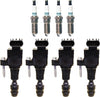 Denso 4 Ignition Coil 4 Iridium TT Spark Plug 0.04 Kit for Chevy Pontiac GMC L4